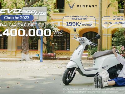 Evo200 Lite khuyến mãi mới chỉ 19.400.000 VNĐ 0