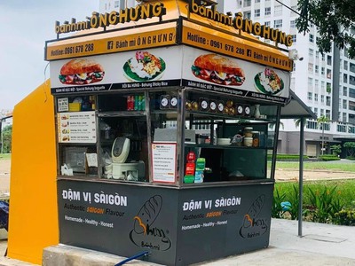 Sang nhượng kios bánh mì gấp  không sang nhượng thương hiệu 0