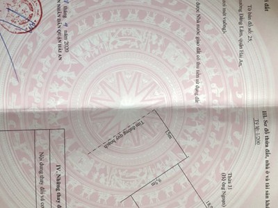Bán đất biệt thự mặt đường 30m thư trung - văn cao, 180m, hướng tây nam, giá 67 tr/m 0