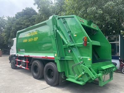 Xe cuốn ép rác HINO 22 khối 1
