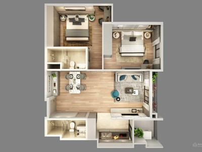 Bán cc cao cấp 5  full ntnk đối diện vinhomes miễn lãi 2 năm ck 15, miễn phí 2 năm pdv 2,85 tỷ 3