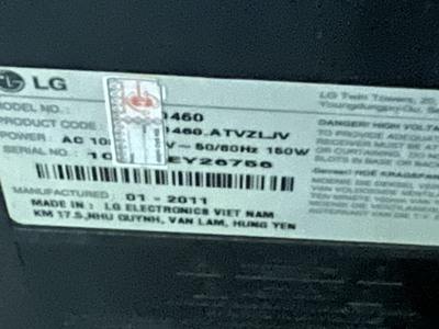 Bán tivi Tivi LCD LG 42 Inch 42LD460 giá:2.000.000đ 2