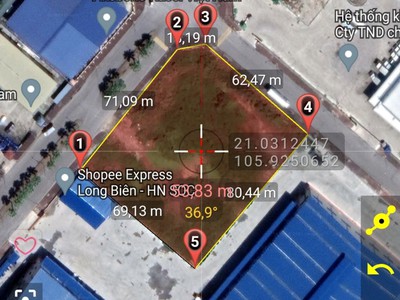 Cho thuê 5600m2 đất làm bãi xe trong kcn đài tư, long biên, hn 1