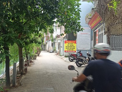 Bán nhà mặt đường mương hồ sen - miếu hai xã, 48m 2 tầng, giá 2 tỉ 1