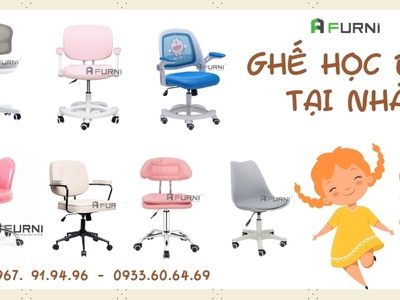 Ghế Học Bài Cho Bé- Ghế Xoay Học Sinh Đẹp Hiện Đại TpHCM 0