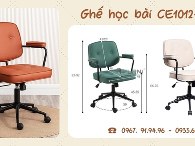 Ghế Học Bài Cho Bé- Ghế Xoay Học Sinh Đẹp Hiện Đại TpHCM 4
