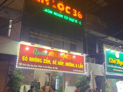 Sang nhượng lại quán lẩu bò an lộc tại 36a cầu am - vạn phúc, hà đông. 0