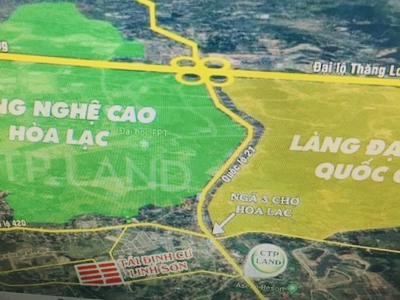 Bán đất đẹp 100m2 tại khu tái định cư linh sơn hòa lạc 3