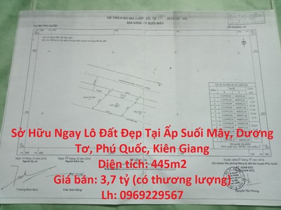 Sở hữu ngay lô đất đẹp tại ấp suối mây, dương tơ, phú quốc, kiên giang 0