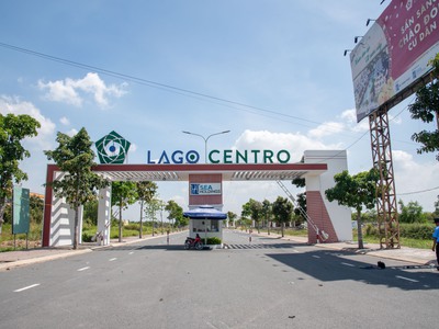 Lô biệt thự 2 mặt tiền KDC Lago Centro Bến Lức - Long An. 1