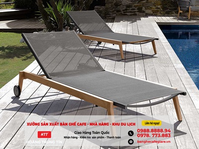 Long An  Bộ giường tắm nắng - dù che nắng bền đẹp giá rẻ cho hồ bơi, sân vườn 4