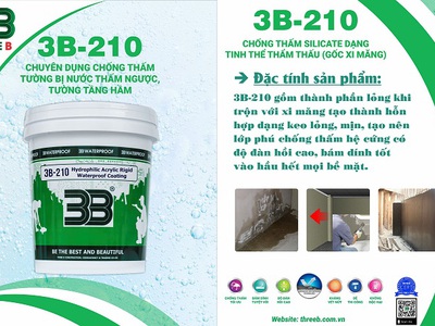 3B-210 Dung Dịch Chống Thấm Ngược 0