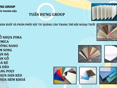 Nhà sản xuất và cung cấp vật tư quảng cáo, bảng hiệu và trang trí nội ngoại thất 0