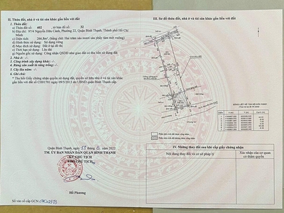 Hạ giá từ 75 tỷ xuống 60 tỷ cho lô đất vàng nguyễn hữu cảnh, diện tích 8x50, công nhận 267m2, tiện 4