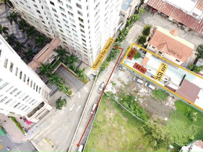 Hạ giá từ 75 tỷ xuống 60 tỷ cho lô đất vàng nguyễn hữu cảnh, diện tích 8x50, công nhận 267m2, tiện 1