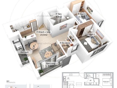 Chính chủ cho thuê căn hộ chung cư aqua bay sky residences - văn giang - hưng yên  ... 0