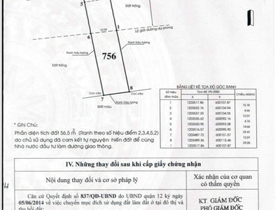 Đất biệt thự, nhà xưởng Thạnh Xuân 25. Giảm mạnh  12x49m . Đường 30m Quận 12 3