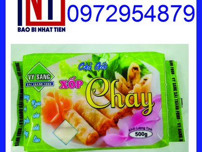 Sản xuất bao bì chả giò, in túi đựng chả giò 8