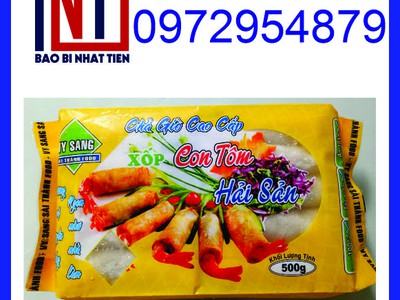 Sản xuất bao bì chả giò, in túi đựng chả giò 9