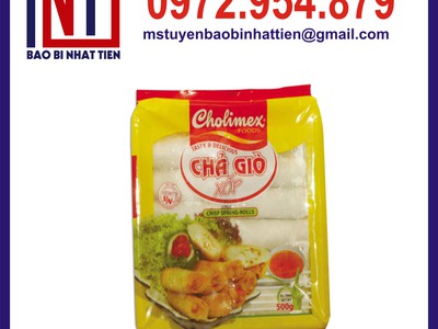 Sản xuất bao bì chả giò, in túi đựng chả giò 10