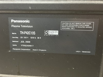 Bán xácTivi panassonic th-p42c10s 0