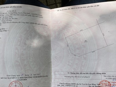 Bán đất 2 mặt tiền dương đông phú quốc 1