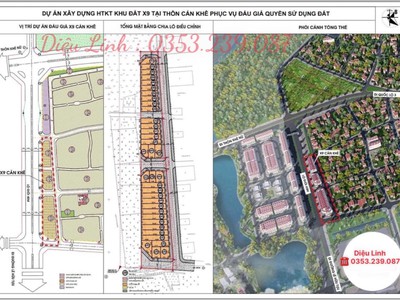 Bán đất đấu giá x9 cán khê nguyên khê đông anh khởi điểm 31.2tr/m2 2