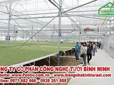 Màng nhà kính politiv israrel được tập đoàn Vingroup lựa chọn sử dụng 4