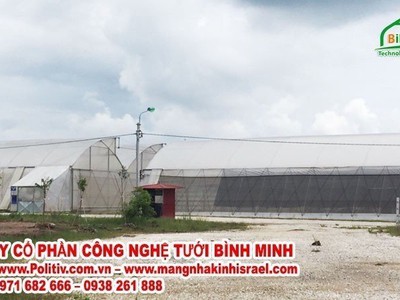 Màng nhà kính politiv israrel được tập đoàn Vingroup lựa chọn sử dụng 6