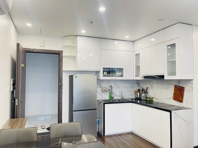 Cho thuê căn hộ gồm 2 ngủ thiết kế siêu đẹp tại dự án chung cư Hoàng Huy Sở Dầu. 1