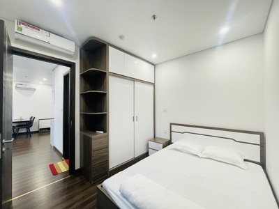 Cho thuê căn hộ gồm 2 ngủ thiết kế siêu đẹp tại dự án chung cư Hoàng Huy Sở Dầu. 2