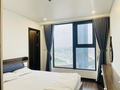 Cho thuê căn hộ gồm 2 ngủ thiết kế siêu đẹp tại dự án chung cư Hoàng Huy Sở Dầu. 3