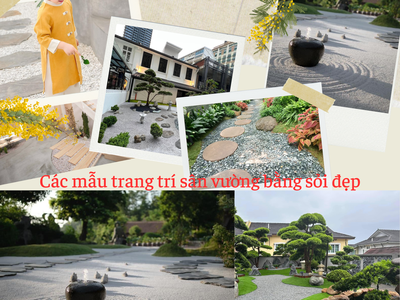 Địa chỉ bán sỏi trang trí sân vườn tiểu cảnh 0