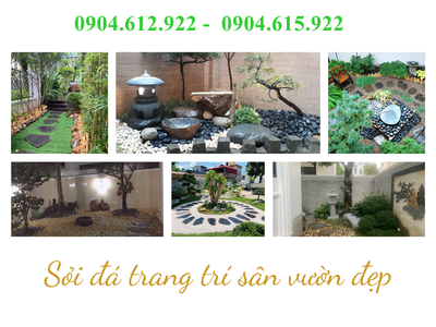 Địa chỉ bán sỏi trang trí sân vườn tiểu cảnh 1