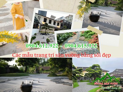 Địa chỉ bán sỏi trang trí sân vườn tiểu cảnh 3
