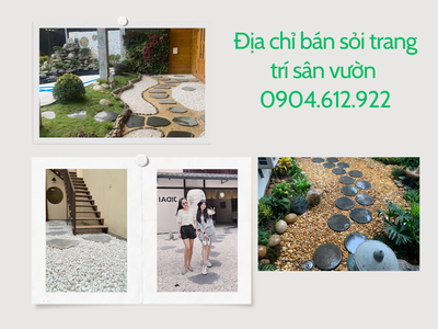 Địa chỉ bán sỏi trang trí sân vườn tiểu cảnh 4