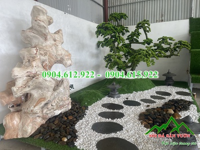 Địa chỉ bán sỏi trang trí sân vườn tiểu cảnh 7