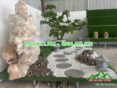 Địa chỉ bán sỏi trang trí sân vườn tiểu cảnh 8