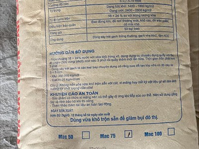 Vữa khô trộn sẵn 2