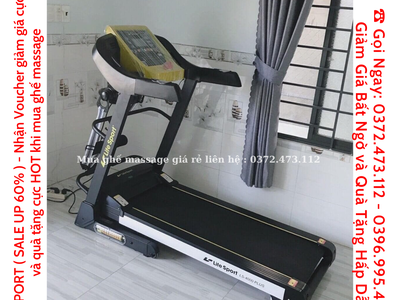 Máy Chạy Bộ LifeSport LS-4000 Plus   Hỗ trợ luyện tập 0
