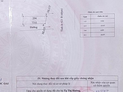 Bán gấp nhà cấp 4 lô góc 73m full thổ cư đường tỉnh lộ 421b kinh doanh tốt giá 2.6 tỷ 3