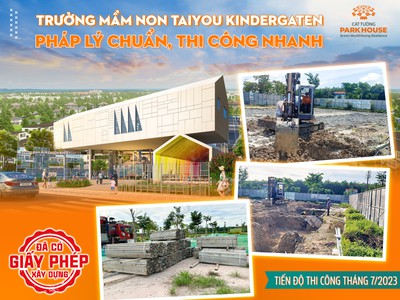 Trường mầm non chuẩn nhật taiyou kindergarten tại cát tường park house sẽ hoàn thành trong quý iv - 0