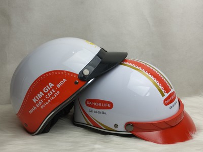 Nón bảo hiểm in logo chất lượng cho doanh nghiệp 2