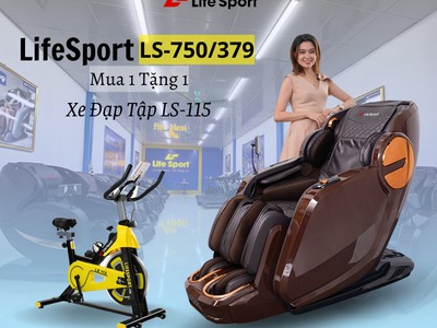 Mua Ghế Massage LifeSport LS-750   Tặng xe đạp tập 0