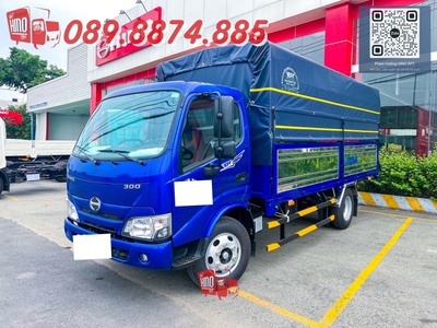 Xe Tải Hino 3.5 Tấn - Thùng Mui Bạt 4.5m Trả Trước 150tr 1