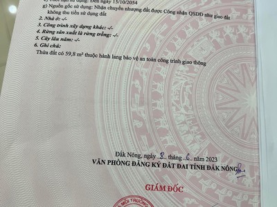 Chính chủ cần bán nhanh lô đất ở đắk wer, huyện đắk r lấp, tỉnh đắk nông 0