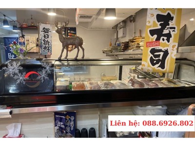 Tủ trưng bày Sushi 1 tầng 1m5 0
