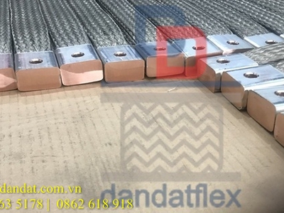 Dây cáp đồng bện mạ thiếc máng cáp, thanh cái đồng mềm, sợi đồng bện, dây tiếp địa tủ điện 6