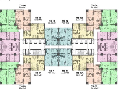 Cần bán căn hộ times city park hills: 91m2, 3 phòng ngủ, lô góc 2 ban công, chỉ 5.1 tỷ 3