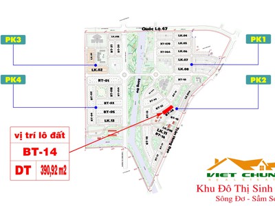 Bán lô đất biệt thự BT-14 MB Sông Đơ, Sầm Sơn giá chỉ 1x triệu/m2 0